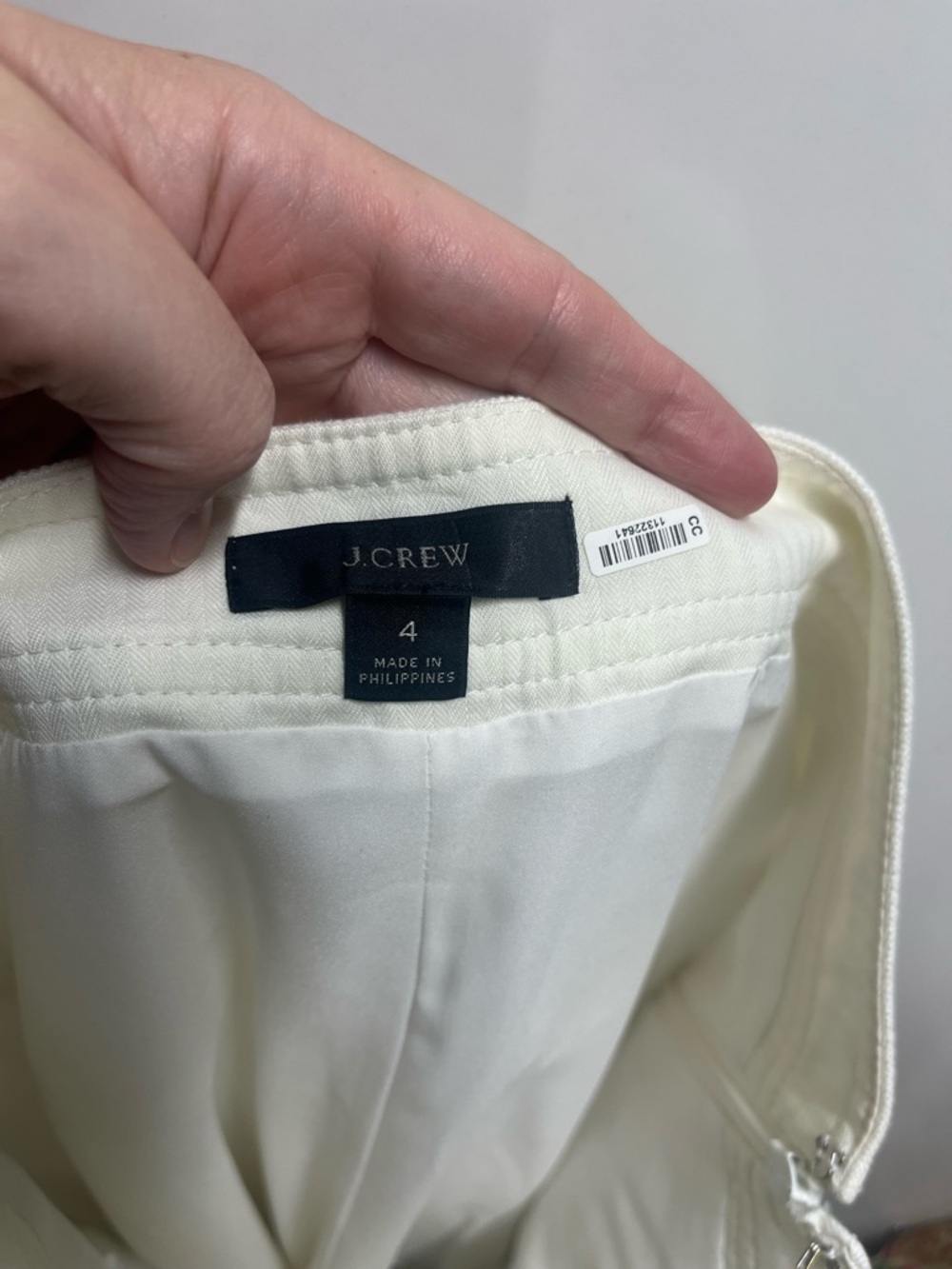 J. Crew Peyton linen sailor pant size 4 women’s wide leg and cropped - Picture 3 of 7